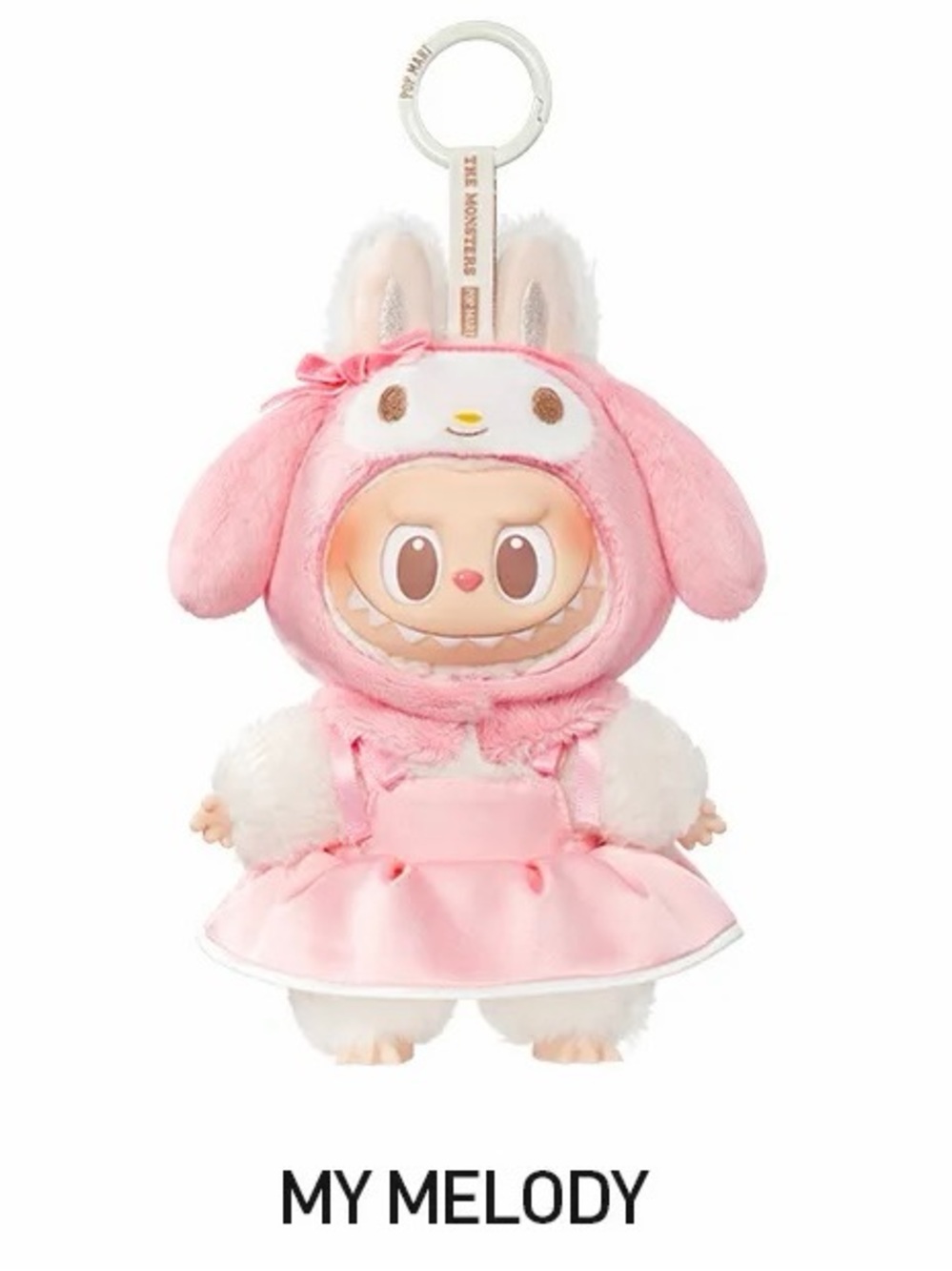 Pop Mart Labubu Sanrio My Melody Plush Keychain